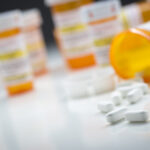 Prescription medication bottles