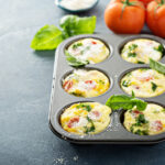 Egg muffins in muffin tin