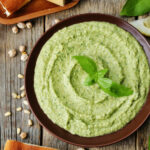 Basil pesto hummus